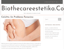 Tablet Screenshot of biothecareestetika.com